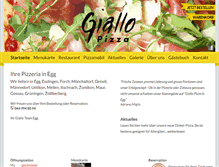 Tablet Screenshot of giallo-pizza.ch